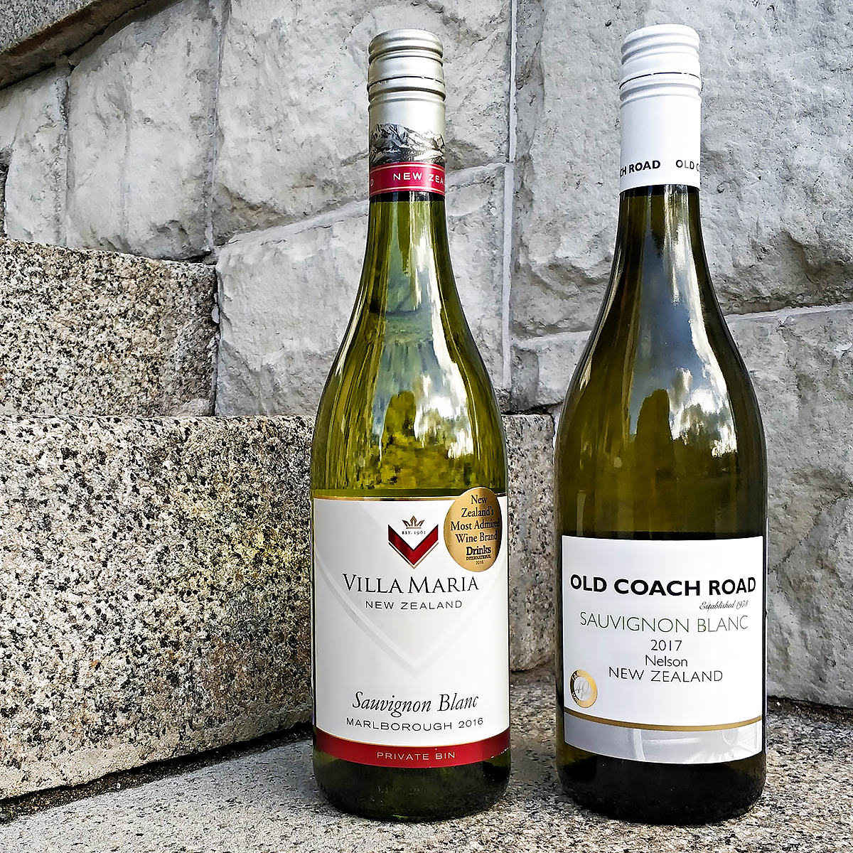 Villa Maria Private Bin Sauvignon Blanc 2016 Seifried Estate Old Coach Road Sauvignon Blanc 2017