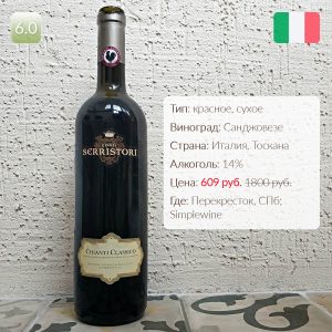 Conti Serristori Chianti Classico 2014  отзыв