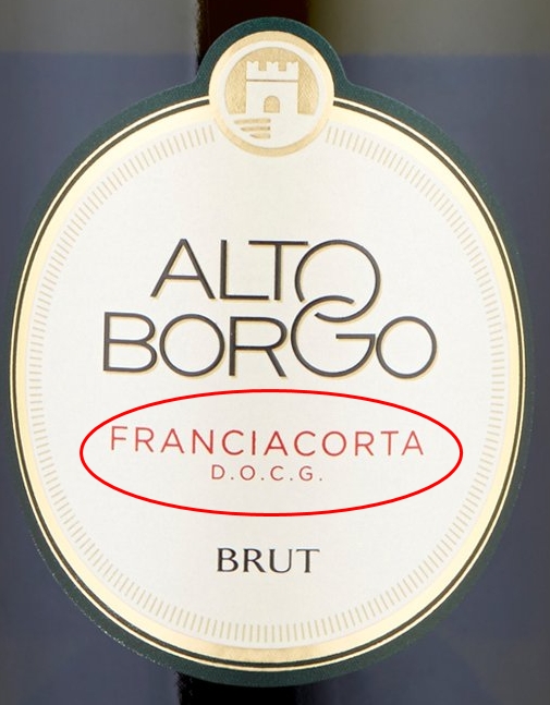 Ищите на этикетке: Franciacorta DOCG