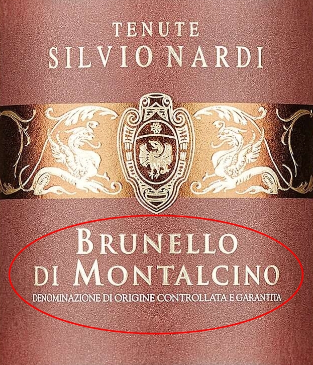 Ищите на этикетке: Brunello di Montalcino DOCG