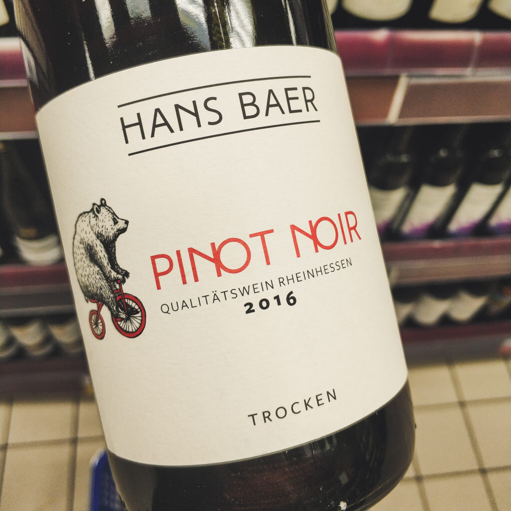 Hans Baer Pinot Noir 2016 обзор скидок в Ленте