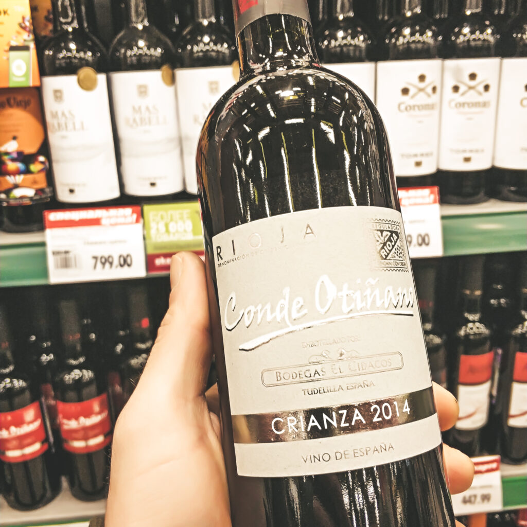 Вина в Окее, Conde Otinano Rioja Crianza, 2014