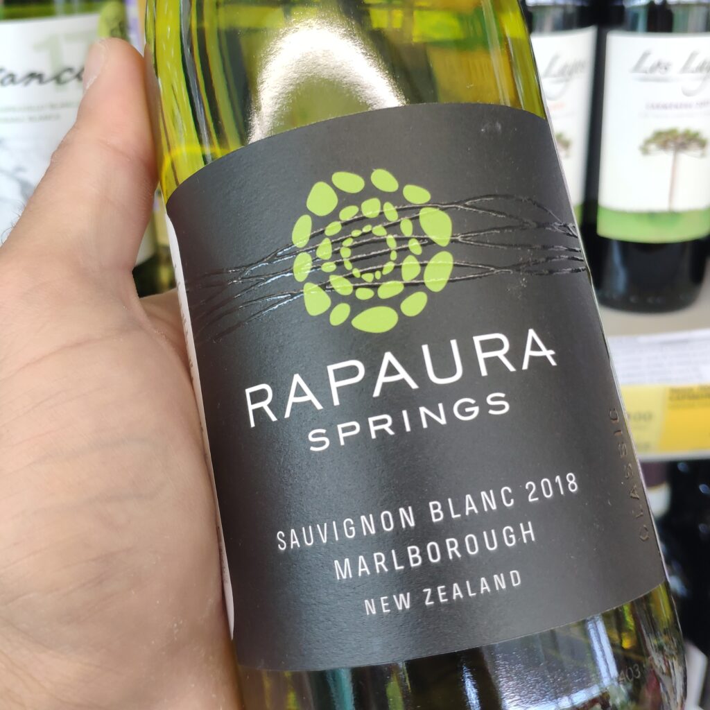Обзор и отзыв Вино Rapaura Springs Sauvignon Blanc, 2018