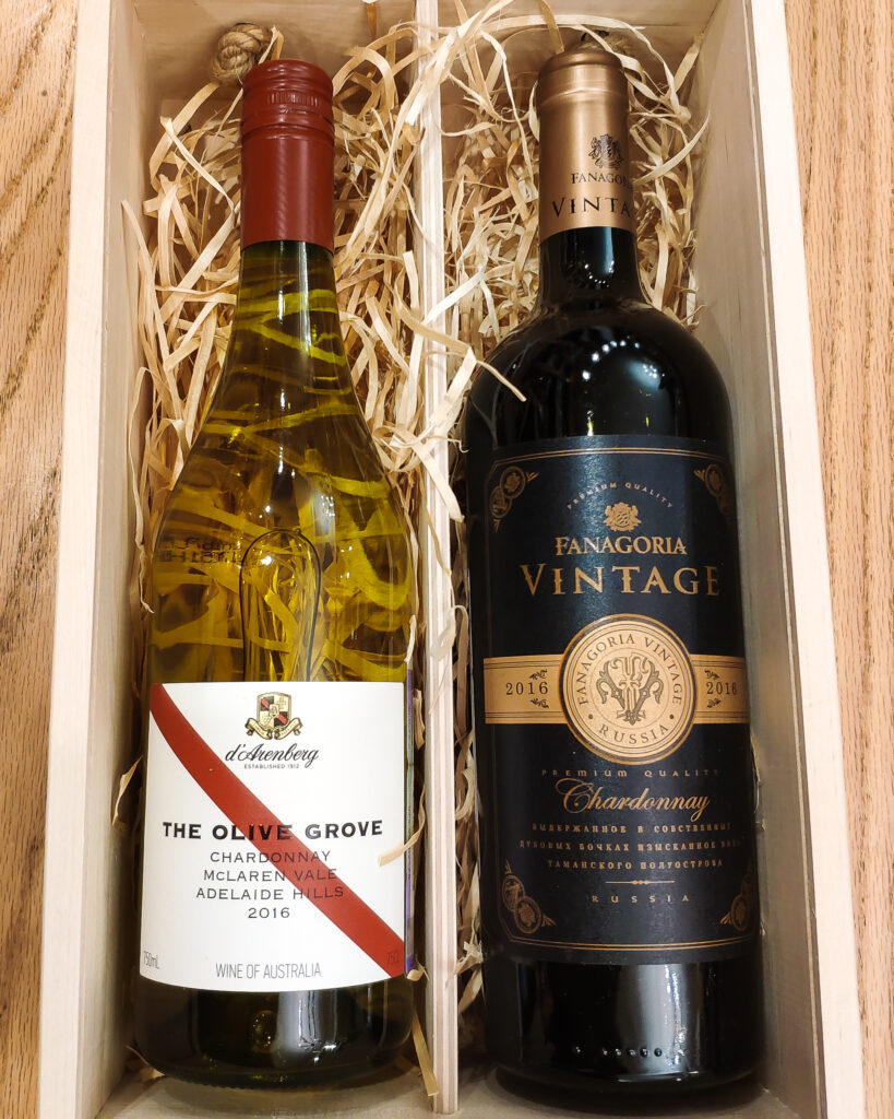Фанагория, Шардоне Винтаж, 2016 vs d’Arenberg, The Olive Grove Chardonnay, 2016