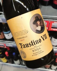 Отзыв на вино Faustino VII Tempranillo, 2017