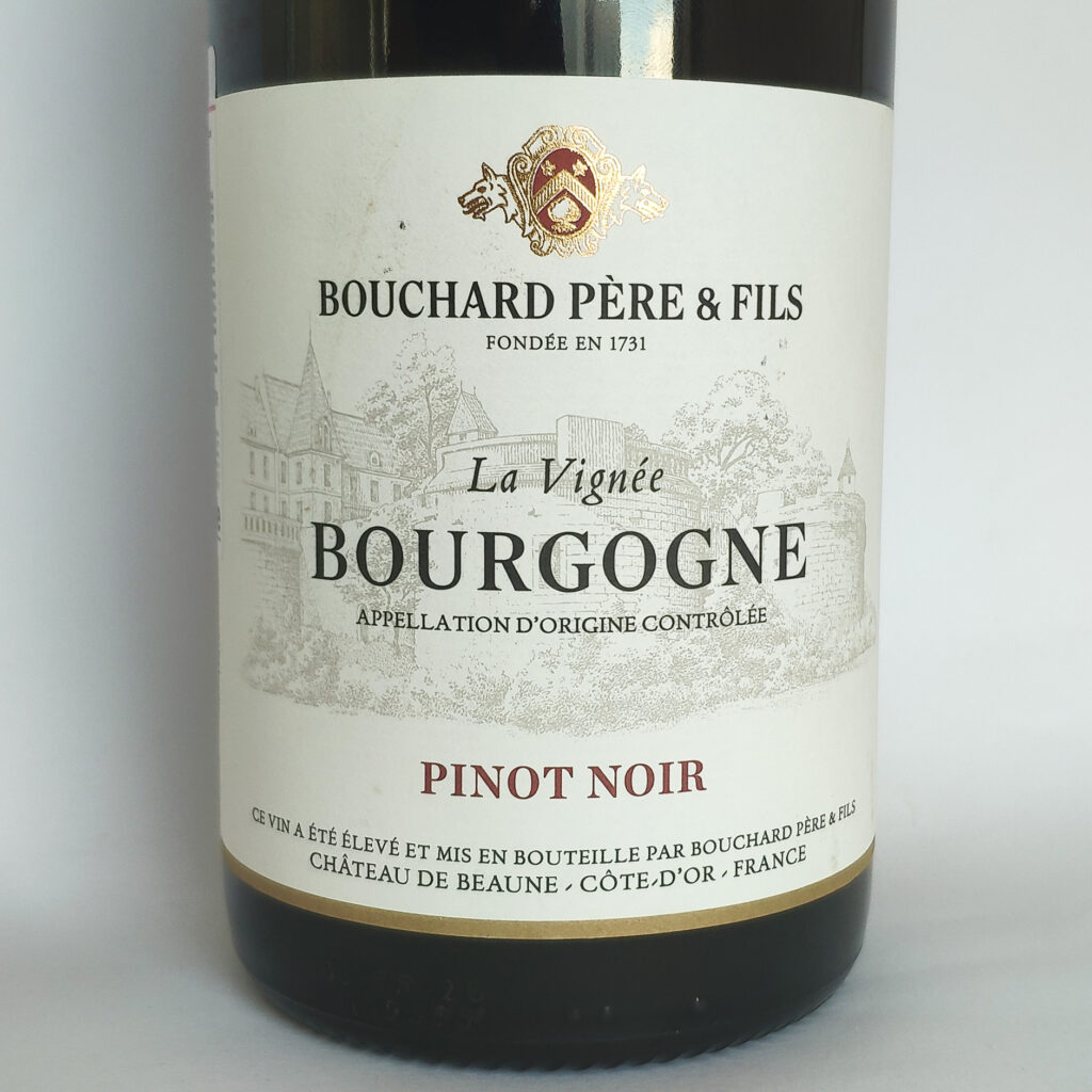 Обзор Bourgogne Pinot Noir La Vignee, Bouchard Pere & Fils, 2018