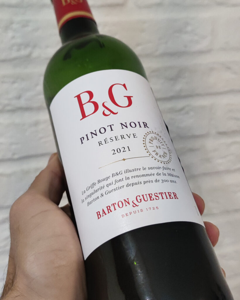 Вино Barton & Guestier Reserve Pinot Noir, 2021